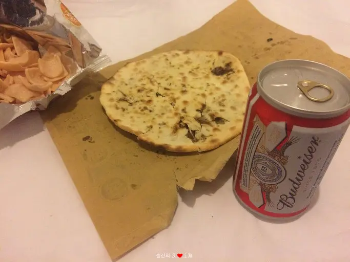 야식 화덕 호떡과 맥주