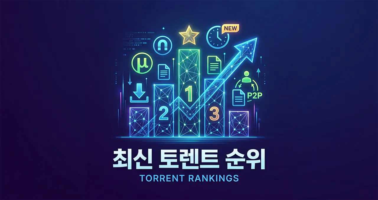 최신 토렌트 사이트 순위 안내 대표 이미지